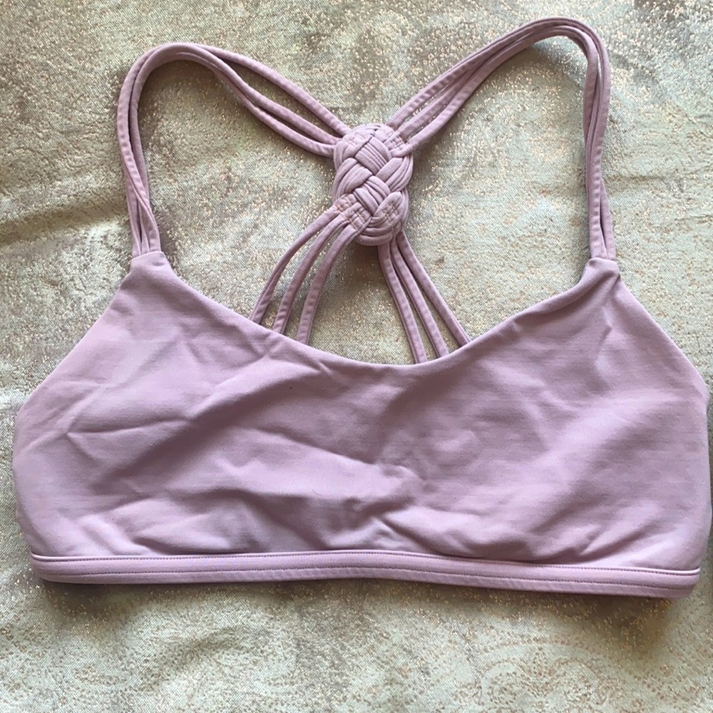 Pink/Purple size 6 Sports bra - lululemon